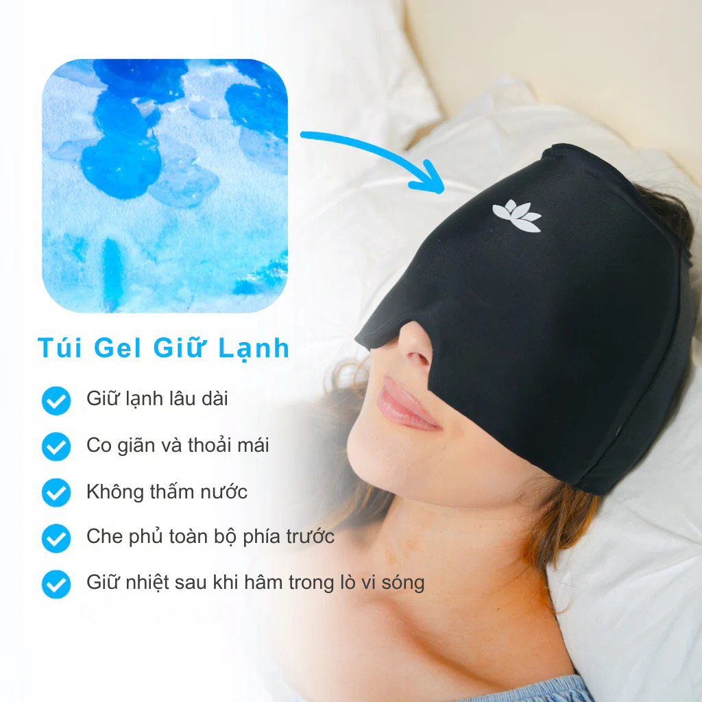 Mũ Chườm Giảm Đau Nửa Đầu (COD)